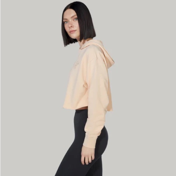 NWT - NIKE SPORTSWEAR CROP HOODIE SHIMMER - XS - Picture 3 of 9